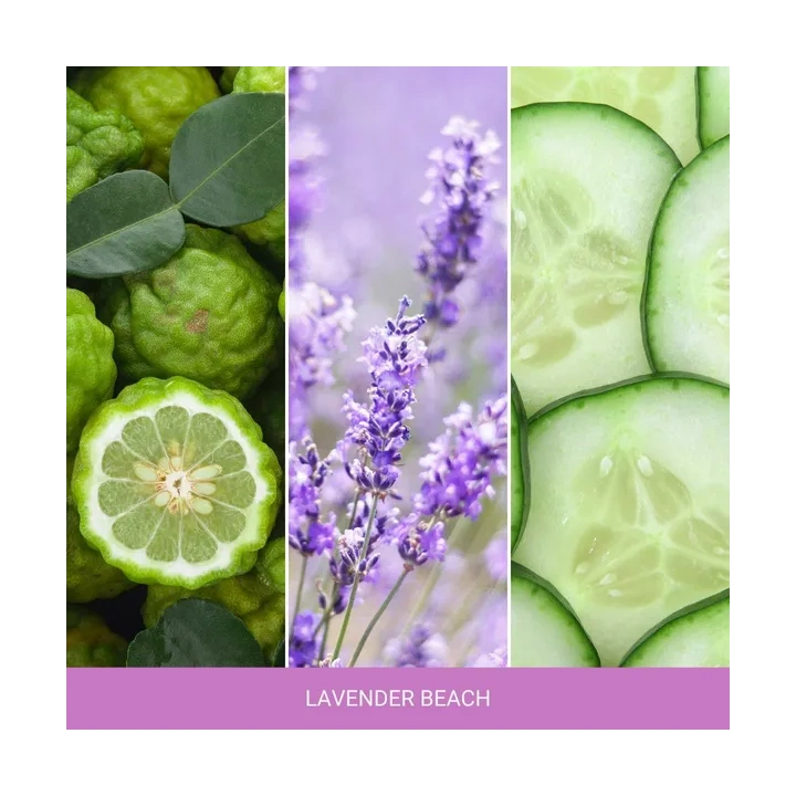 YANKEE CANDLE Home Inspiration Duża świeca w słoiku LAVENDER BEACH 538g
