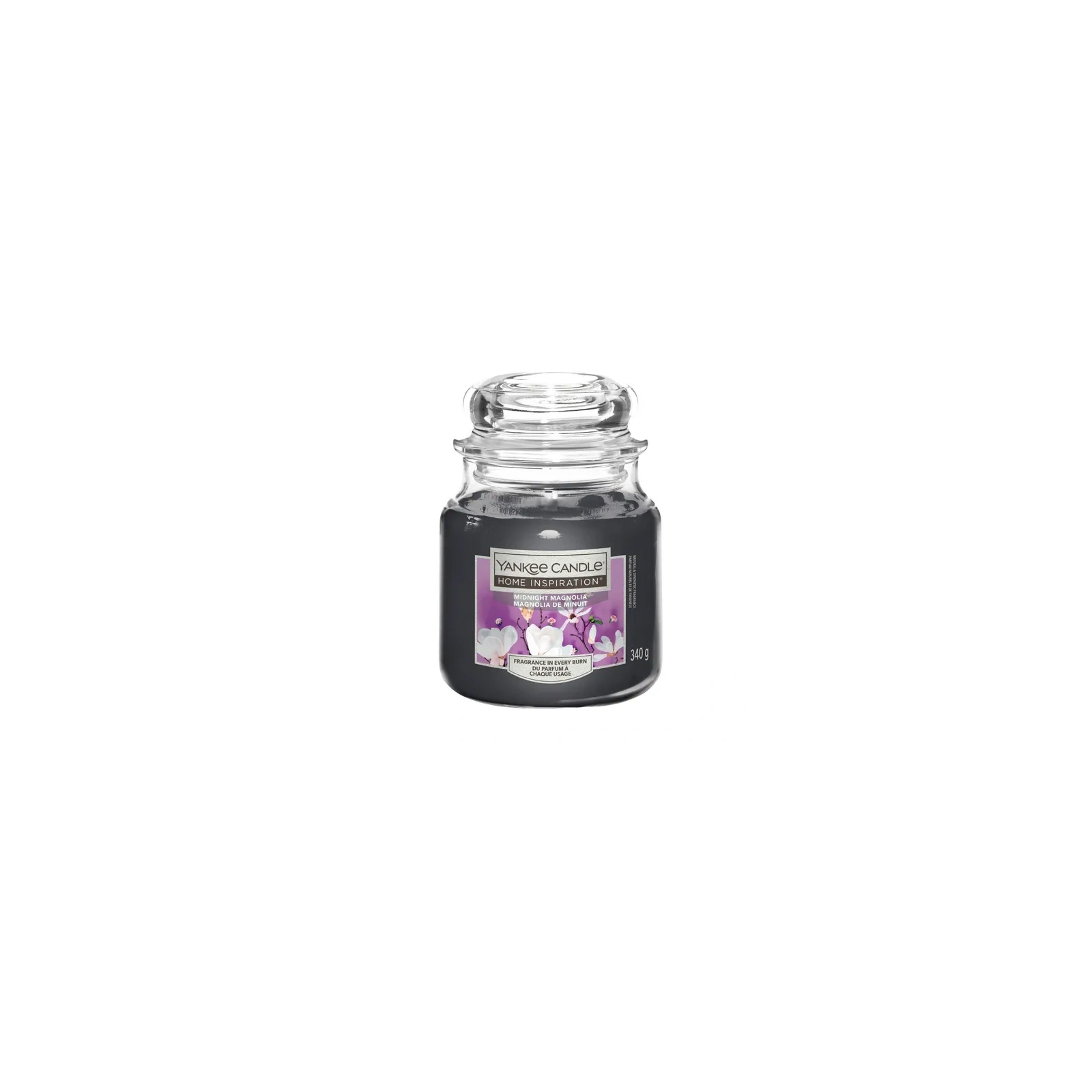 YANKEE CANDLE Home Inspiration Średnia świeca w słoiku MIDNIGHT MAGNOLIA 340g