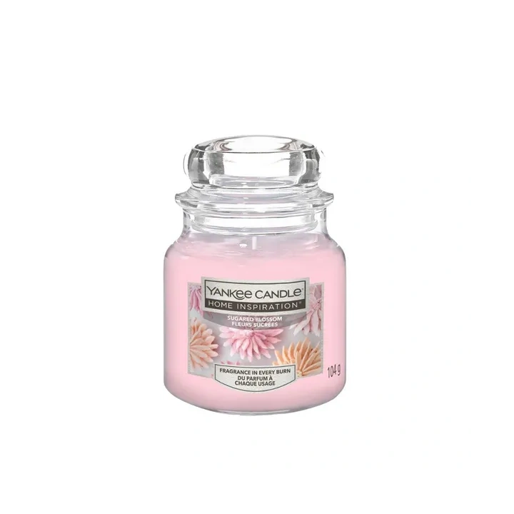 YANKEE CANDLE Home Inspiration Mała świeca w słoiku SUGARED BLOSSOM 104g