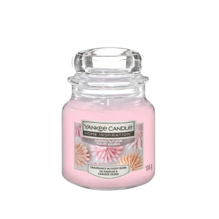 YANKEE CANDLE Home Inspiration Mała świeca w słoiku SUGARED BLOSSOM 104g