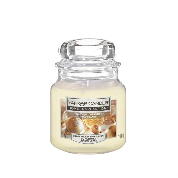 YANKEE CANDLE Home Inspiration Mała świeca w słoiku GLISTENING CHRISTMAS 104g