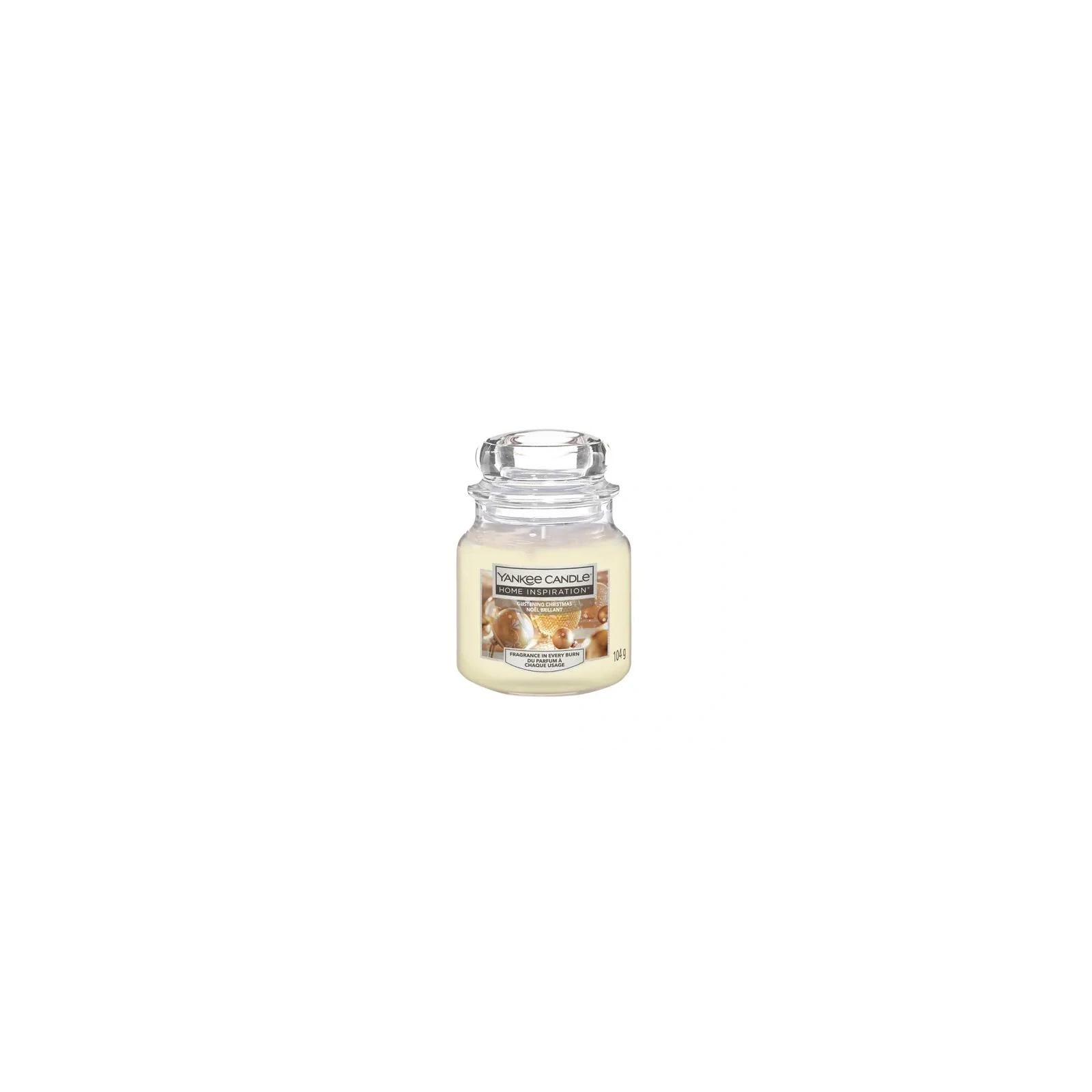 YANKEE CANDLE Home Inspiration Mała świeca w słoiku GLISTENING CHRISTMAS 104g
