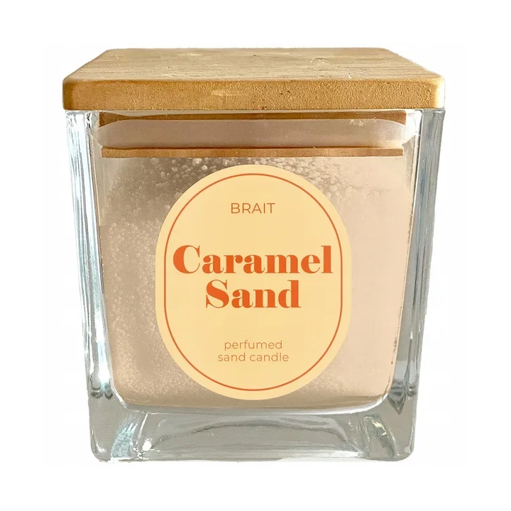 BRAIT Piaskowa świeca perfumowana Caramel Sand 130g