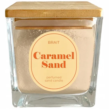 BRAIT Piaskowa świeca perfumowana Caramel Sand 130g