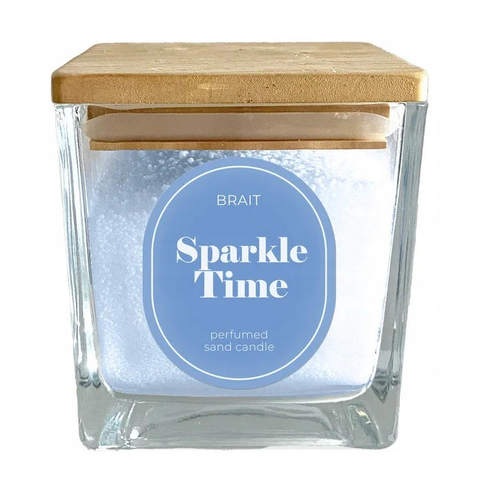 BRAIT piaskowa świeca perfumowana Sparkle Time 130g