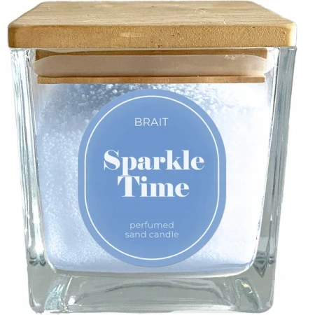 BRAIT piaskowa świeca perfumowana Sparkle Time 130g