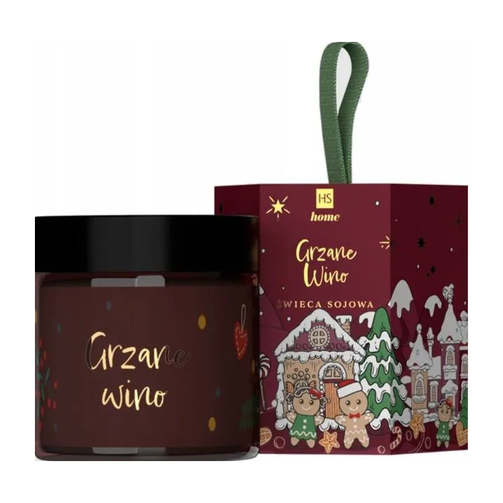 HISKIN świeca sojowa Świąteczny Grzaniec 100ml 