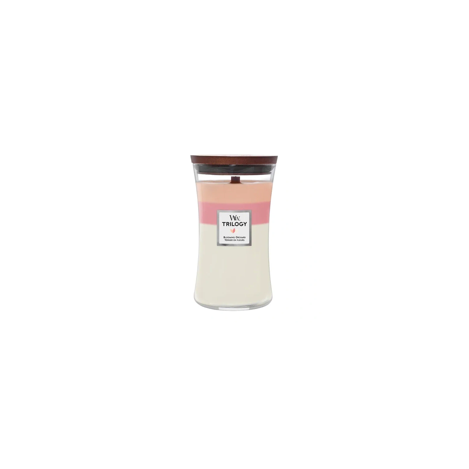 WOODWICK Trilogy duża świeca w słoiku BLOOMING ORCHARD 610g 