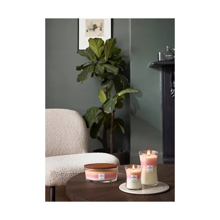 WOODWICK Trilogy duża świeca w słoiku BLOOMING ORCHARD 610g 