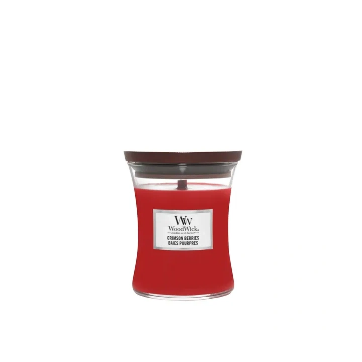 WOODWICK PlusWick mała świeca w słoiku CRIMSON BERRIES 85g