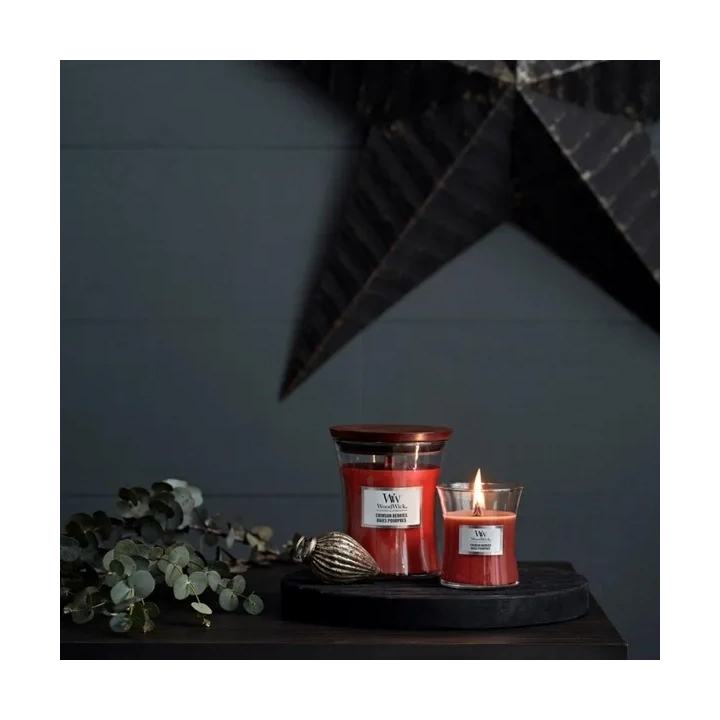 WOODWICK PlusWick mała świeca w słoiku CRIMSON BERRIES 85g