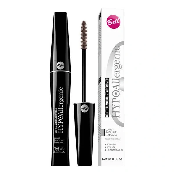 BELL HypoAllergenic Long&Volume mascara 20 Brąz 9g