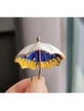 ECARLA broszka kryształowa Parasol BZ160 