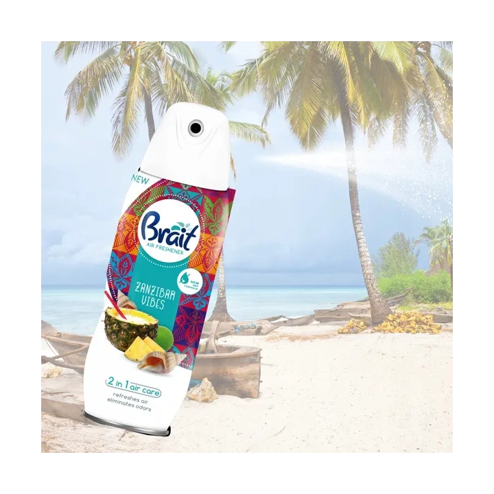 BRAIT Dry Air Freshener suchy odświeżacz powietrza Essential Oils Zanzibar Vibes 300ml 