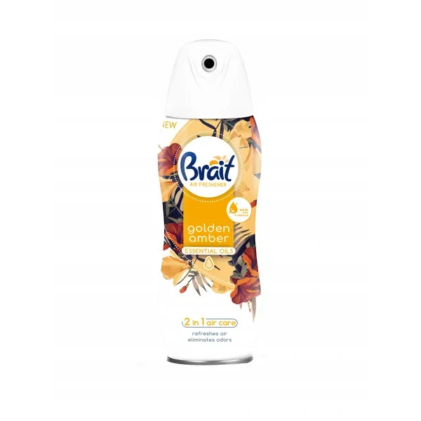 BRAIT Dry Air Freshener suchy odświeżacz powietrza Essential Oils Golden Amber 300ml