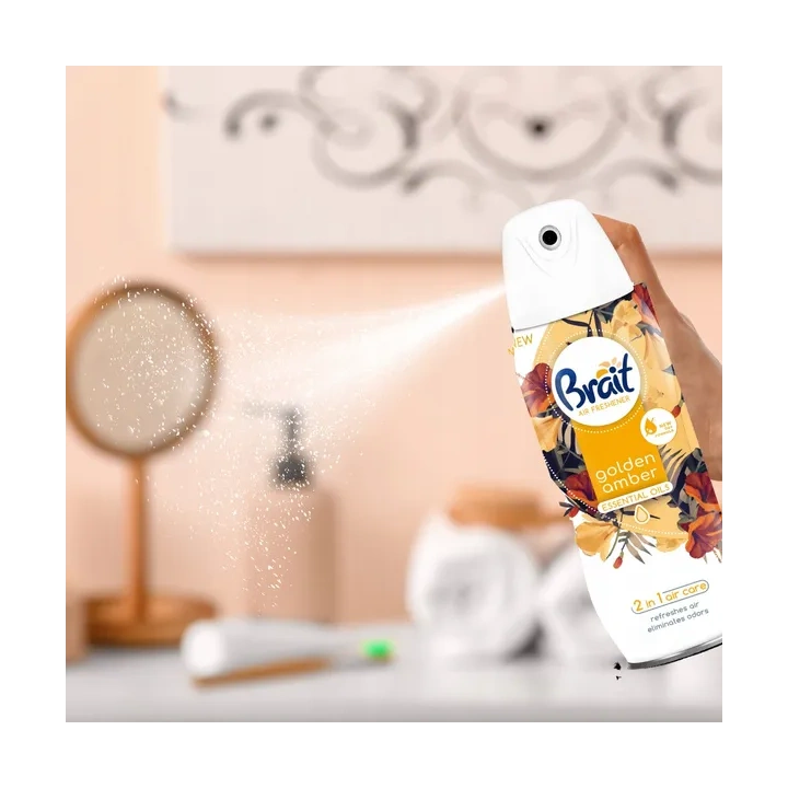 BRAIT Dry Air Freshener suchy odświeżacz powietrza Essential Oils Golden Amber 300ml 