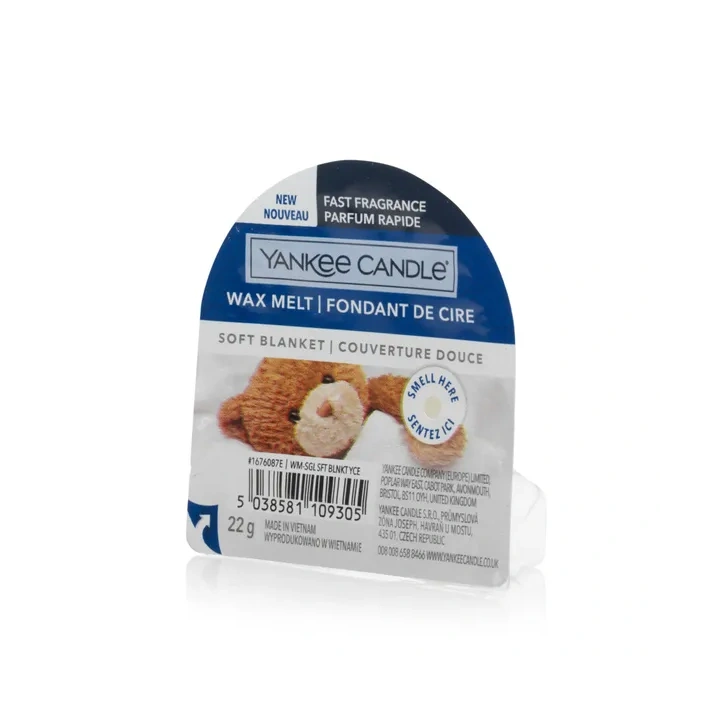 YANKEE CANDLE Classic Wax wosk zapachowy SOFT BLANKET 22g