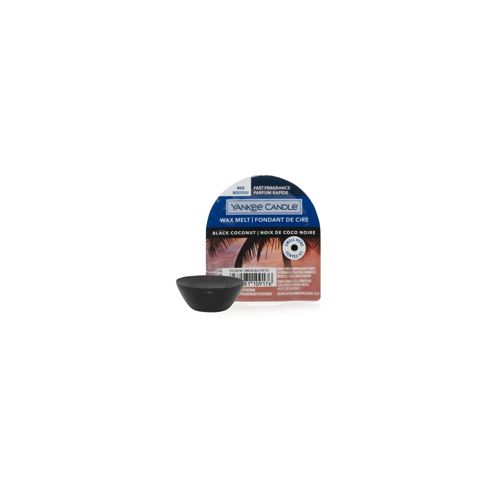 YANKEE CANDLE Classic Wax wosk zapachowy BLACK COCONUT 22g