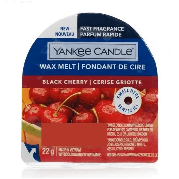 YANKEE CANDLE Classic Wax wosk zapachowy BLACK CHERRY 22g