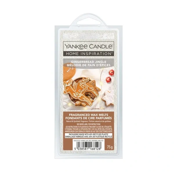 YANKEE CANDLE Home Inspiration Wax wosk zapachowy GINGERBREAD JINGLE 75g