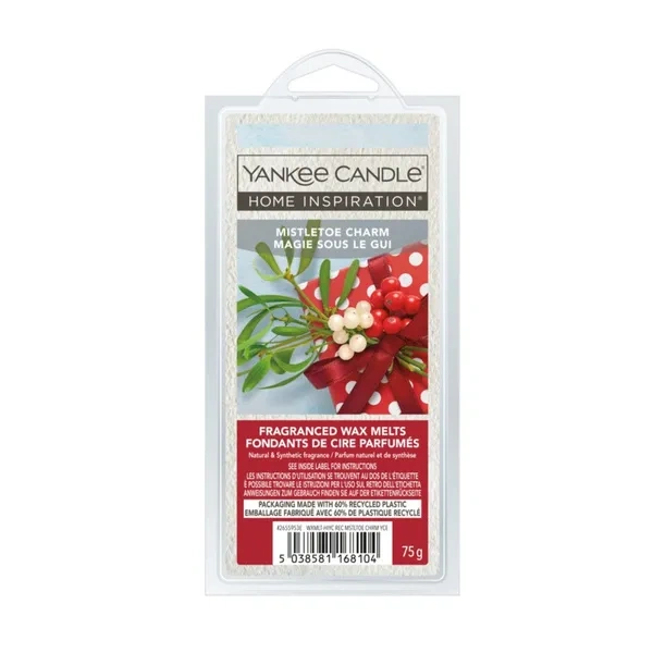 YANKEE CANDLE Home Inspiration Wax wosk zapachowy MISTLETOE CHARM 75g