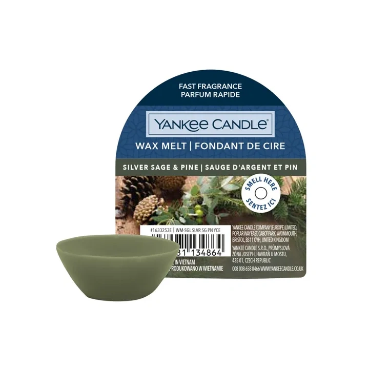 YANKEE CANDLE Classic Wax wosk zapachowy SILVER SAGE & PINE 22g