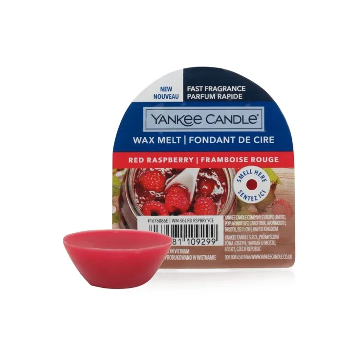 YANKEE CANDLE Classic Wax wosk zapachowy RED RASPBERRY 22g