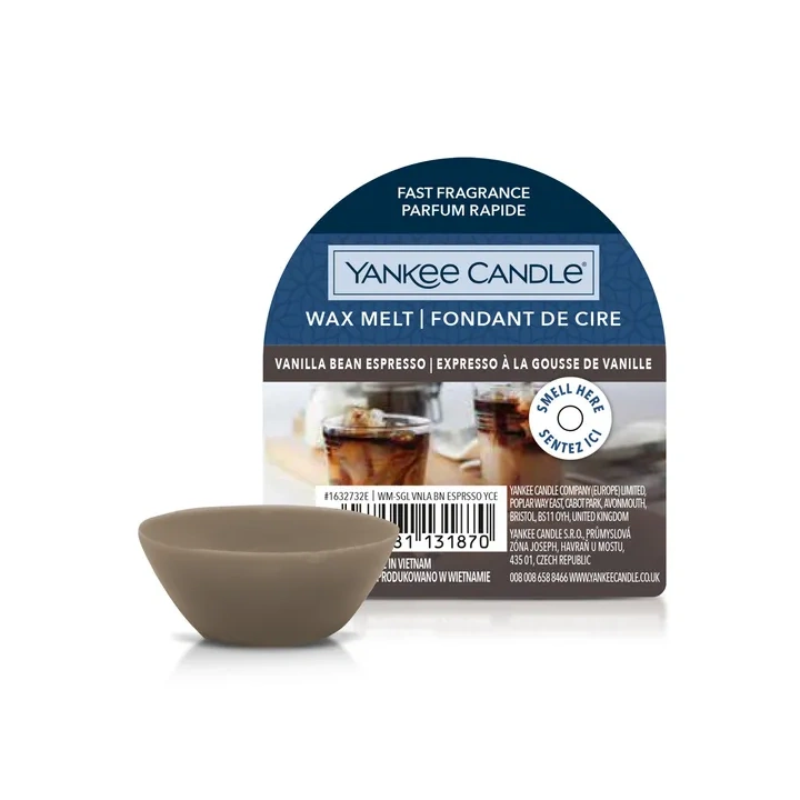 YANKEE CANDLE Classic Wax wosk zapachowy VANILLA BEAN ESPRESSO 22g
