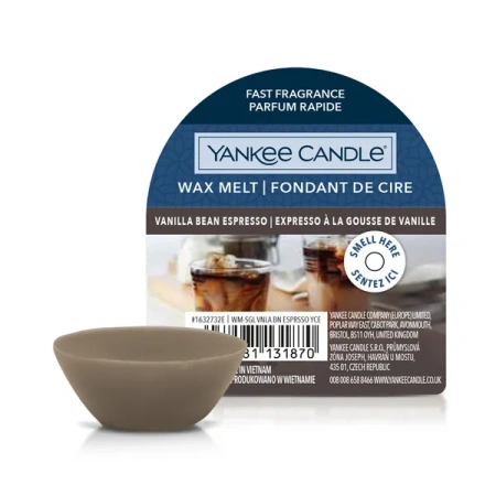 YANKEE CANDLE Classic Wax wosk zapachowy VANILLA BEAN ESPRESSO 22g