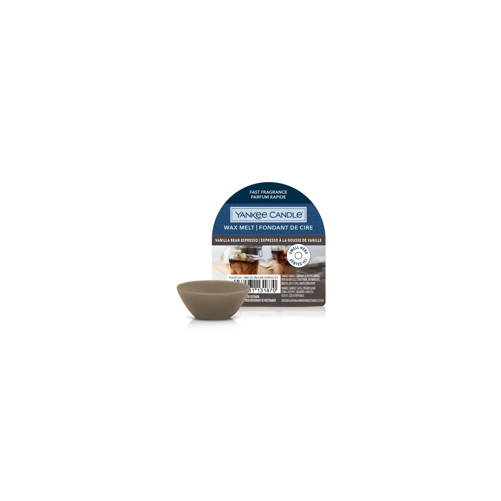 YANKEE CANDLE Classic Wax wosk zapachowy VANILLA BEAN ESPRESSO 22g