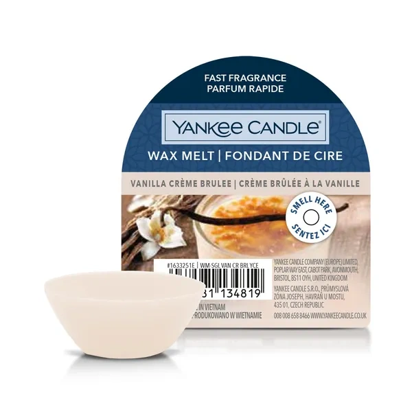 YANKEE CANDLE Classic Wax wosk zapachowy SOFT WOOL & AMBER 22g