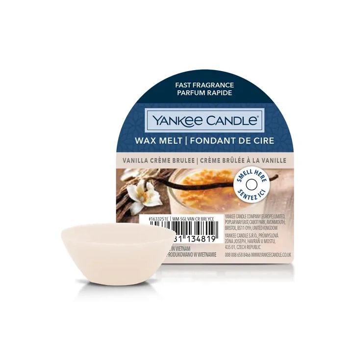 YANKEE CANDLE Classic Wax wosk zapachowy SOFT WOOL & AMBER 22g