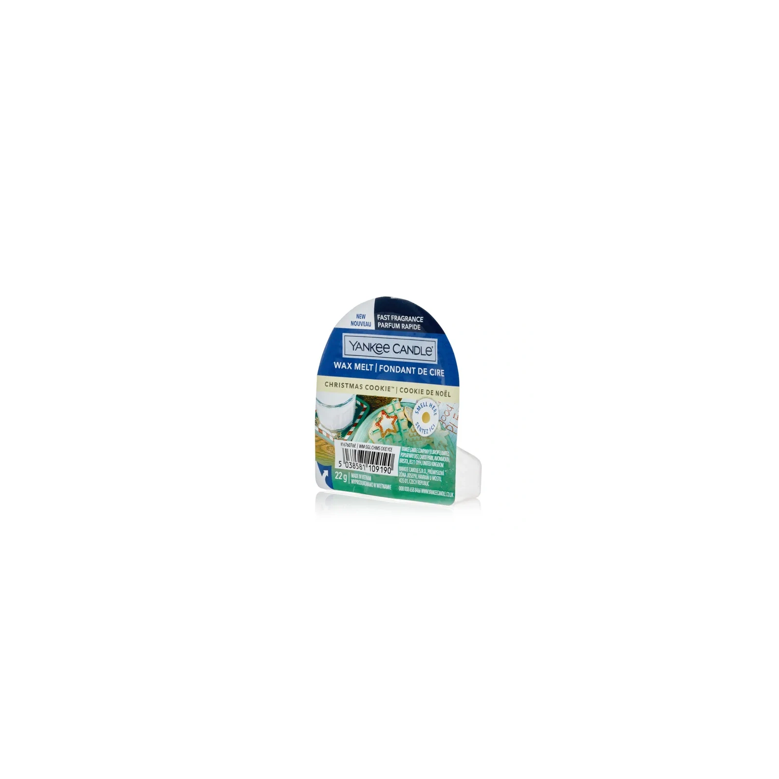 YANKEE CANDLE Classic Wax wosk zapachowy CHRISTMAS COOKIE 22g
