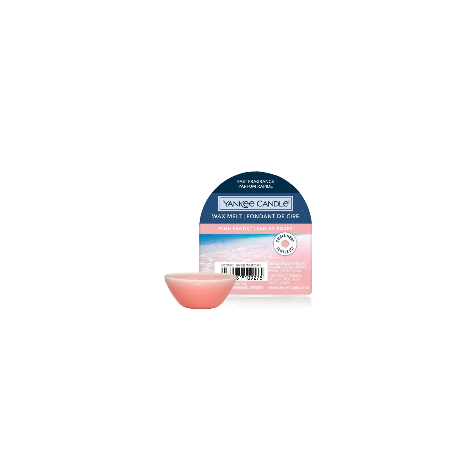 YANKEE CANDLE Classic Wax wosk zapachowy PINK SANDS 22g