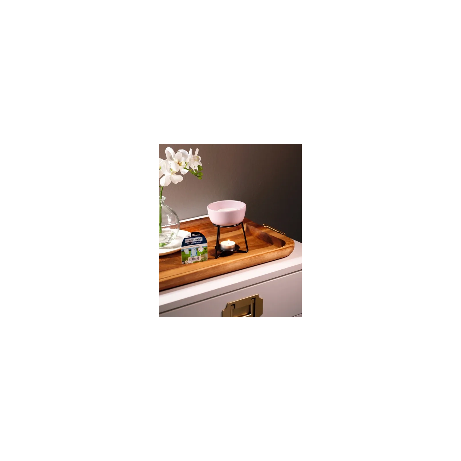 YANKEE CANDLE Classic Wax wosk zapachowy CLEAN COTTON 22g