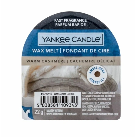 YANKEE CANDLE Classic Wax wosk zapachowy WARM CASHMERE 22g