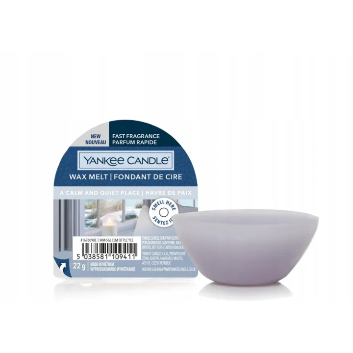 YANKEE CANDLE Classic Wax wosk zapachowy A CALM & QUIET PLACE 22g