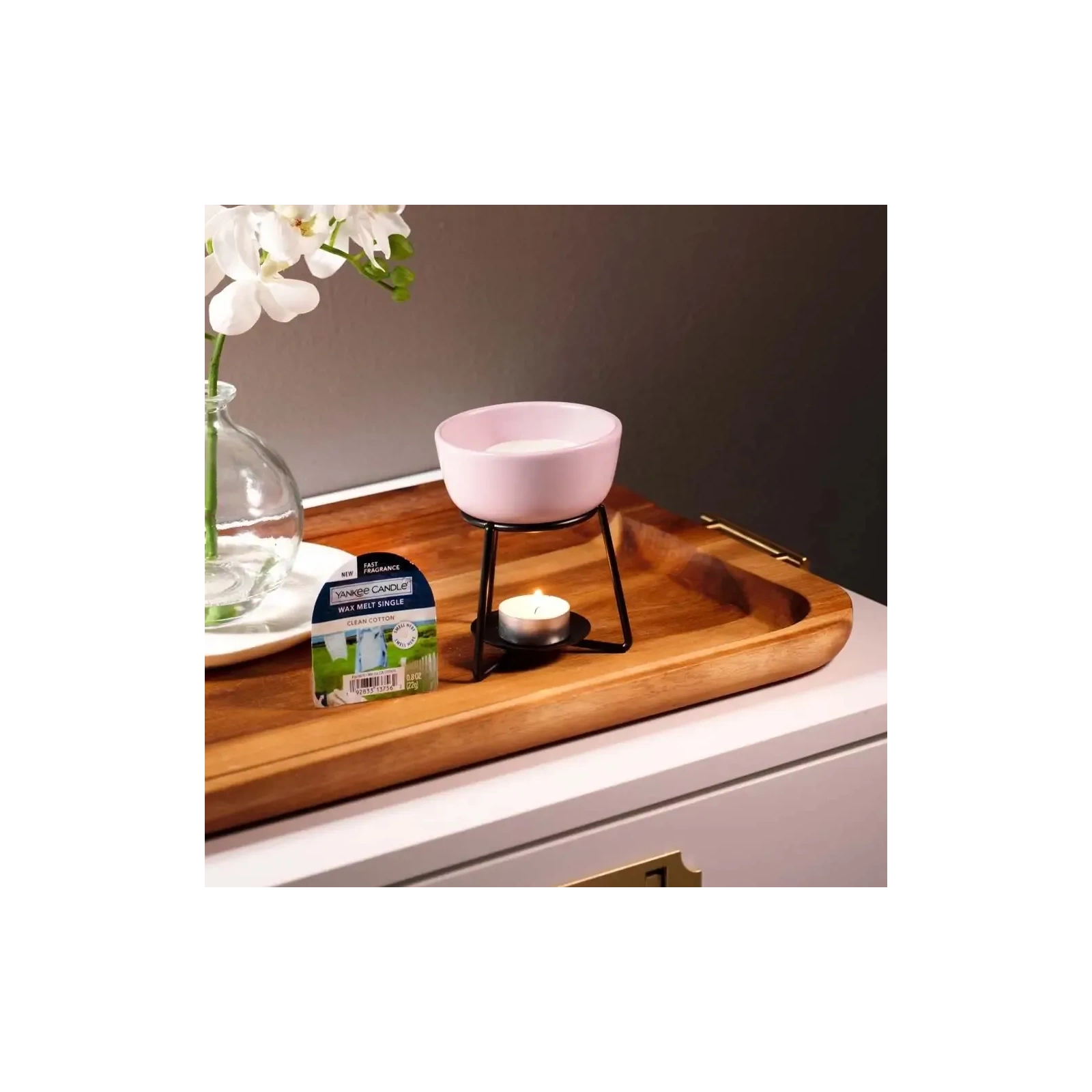YANKEE CANDLE Classic Wax wosk zapachowy FRESH CUT ROSES 22g