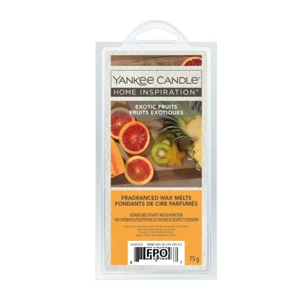 YANKEE CANDLE Home Inspiration Wax wosk zapachowy EXOTIC FRUITS 75g