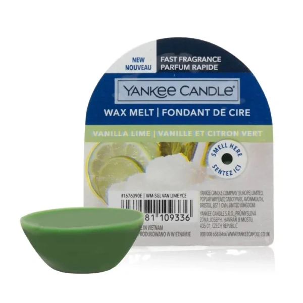 YANKEE CANDLE Classic Wax wosk zapachowy VANILLA LIME 22g
