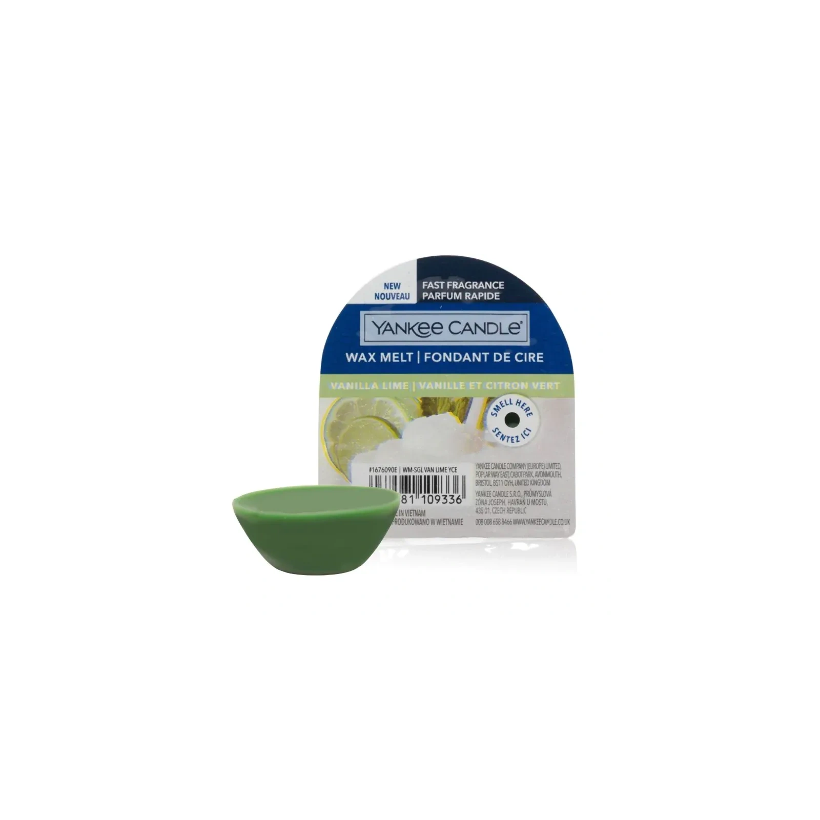 YANKEE CANDLE Classic Wax wosk zapachowy VANILLA LIME 22g