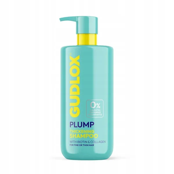 GUDLOX Plump Thickening szampon zwiększający objętość włosów Kolagen i Biotyna 400ml