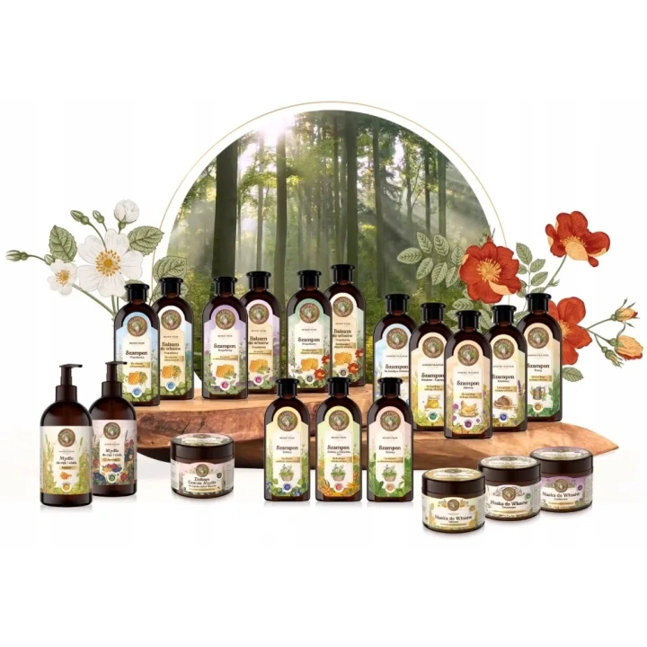 RECEPTURY ZIELARKI Domowe Tradycje szampon do włosów Piwny 350ml