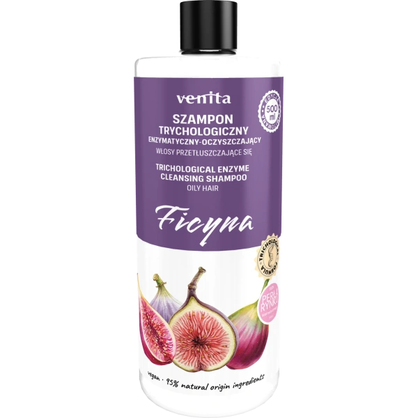 VENITA Trichological trychologiczny szampon do włosów Ficyna 500ml