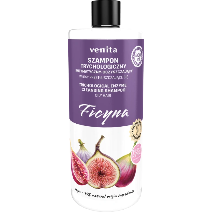 VENITA Trichological trychologiczny szampon do włosów Ficyna 500ml