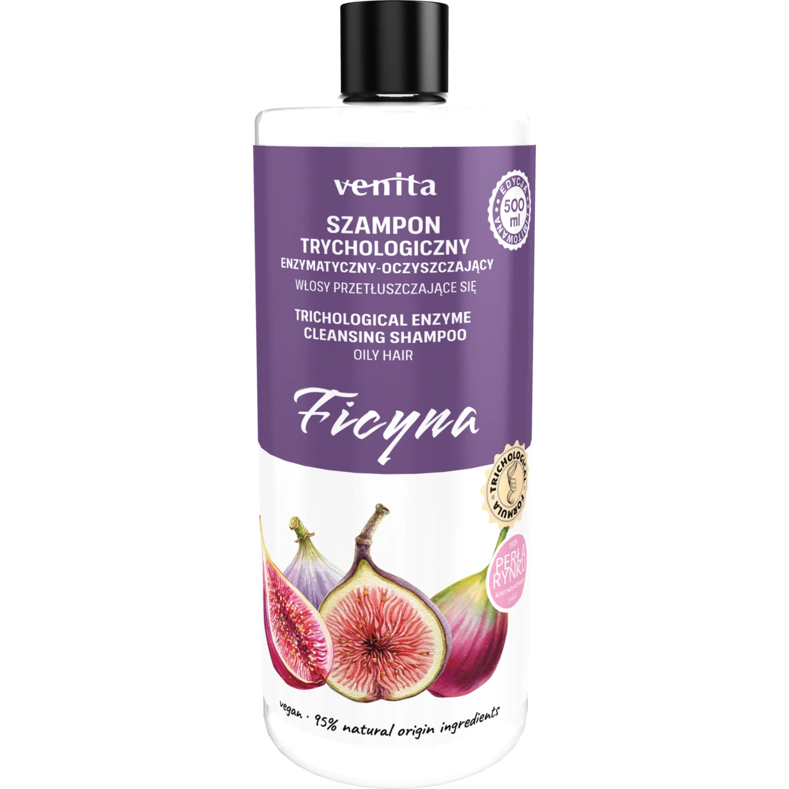 VENITA Trichological trychologiczny szampon do włosów Ficyna 500ml