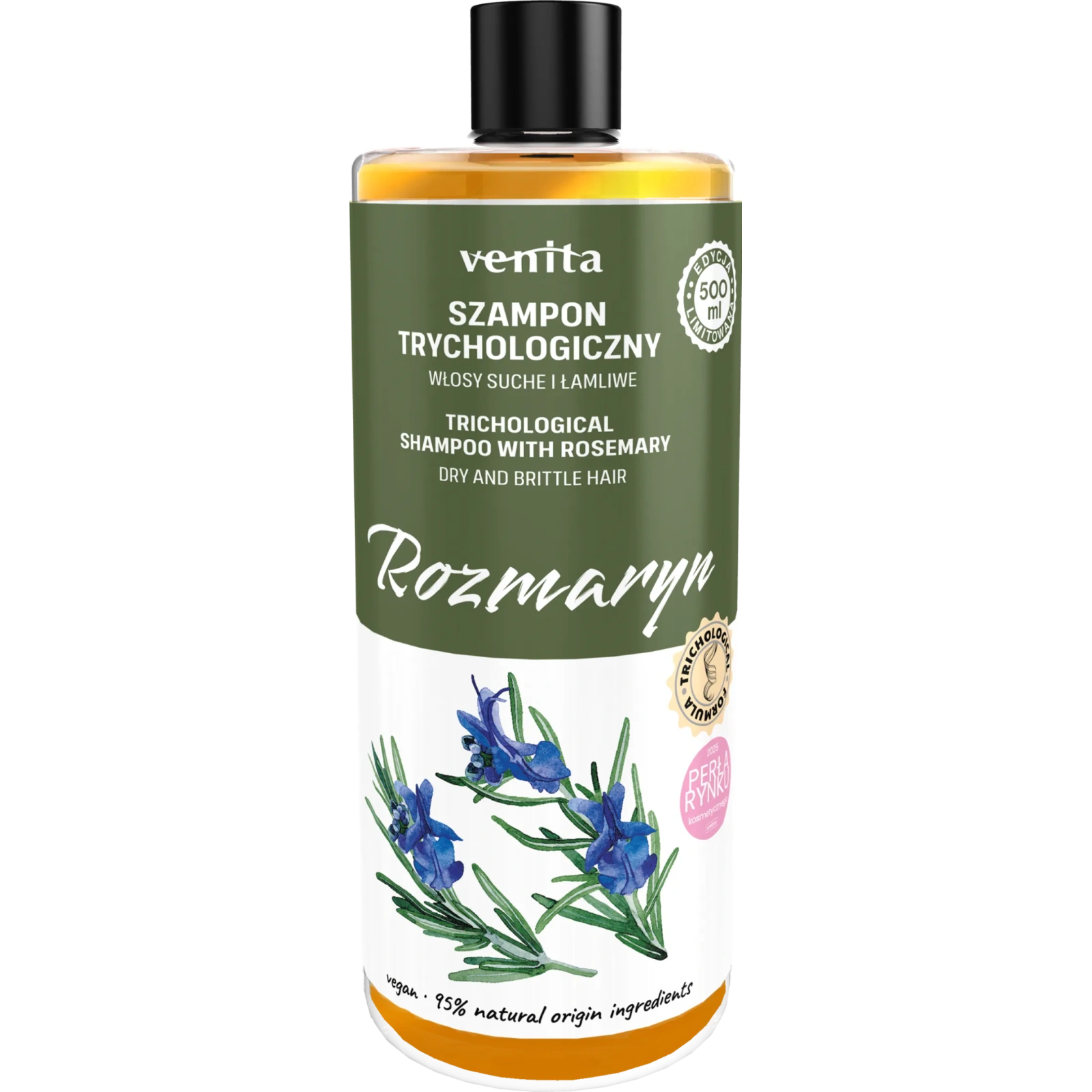 VENITA Trichological trychologiczny szampon do włosów Rozmaryn 500ml