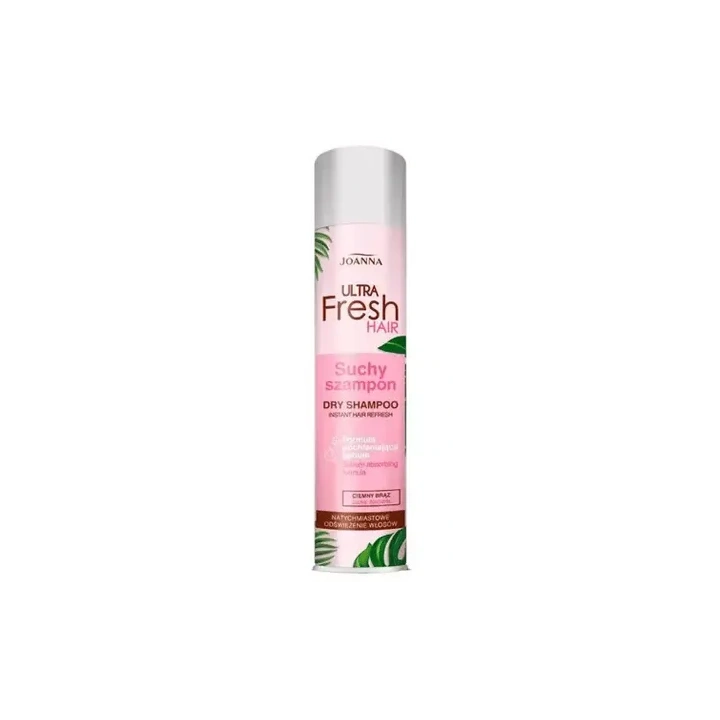 JOANNA Ultra Fresh Hair suchy szampon do włosów w odcieniu brązowym 200ml