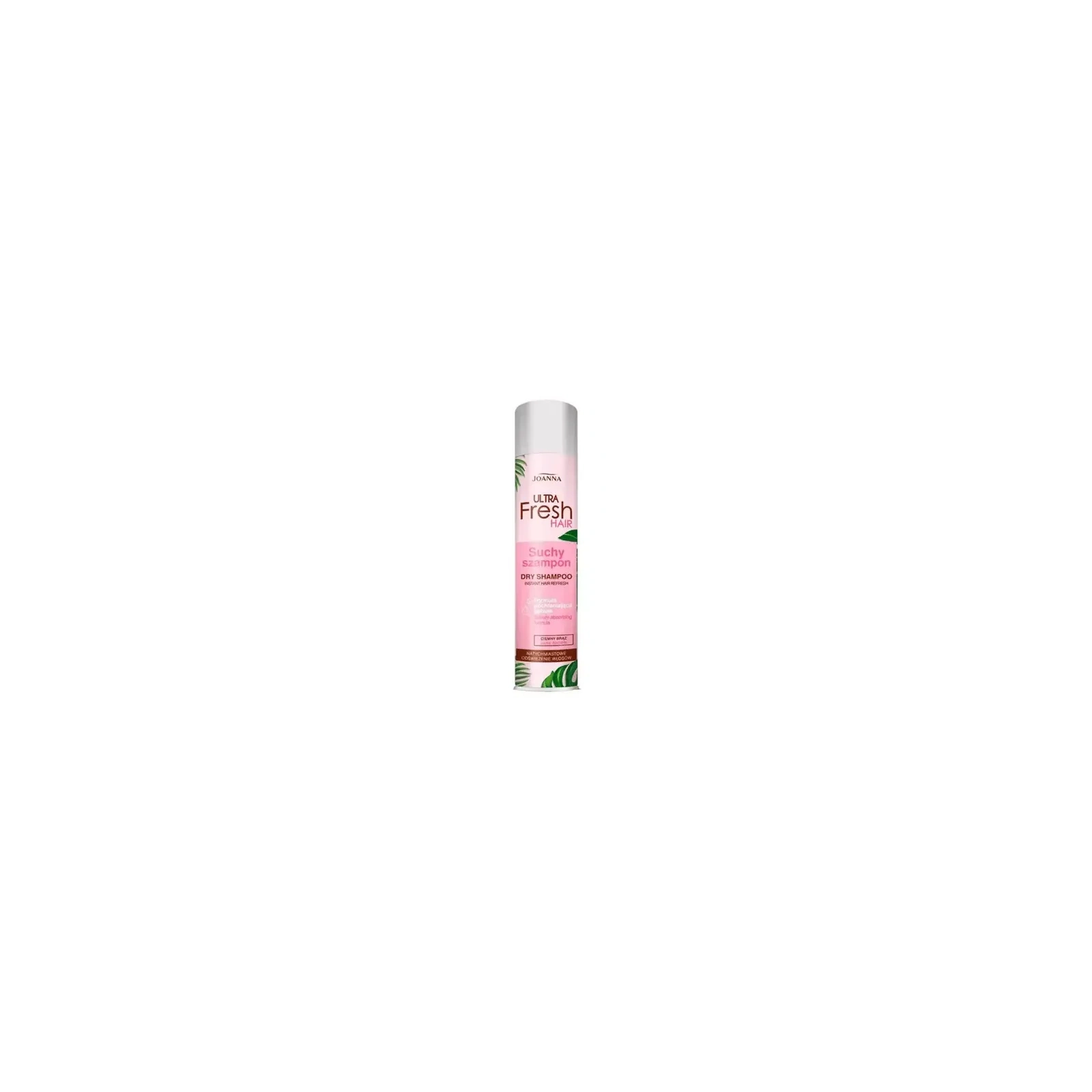 JOANNA Ultra Fresh Hair suchy szampon do włosów w odcieniu brązowym 200ml