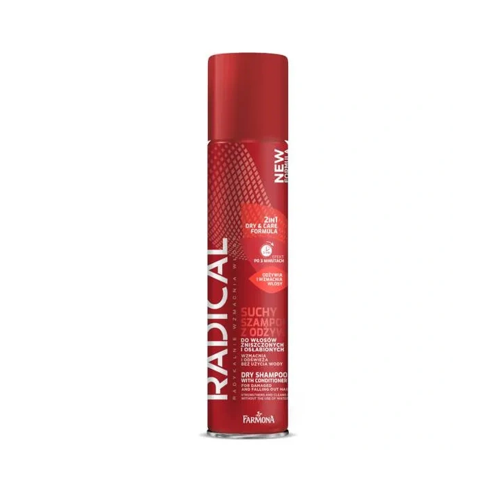 FARMONA Radical suchy szampon z odżywką do włosów osłabionych 2w1 180ml